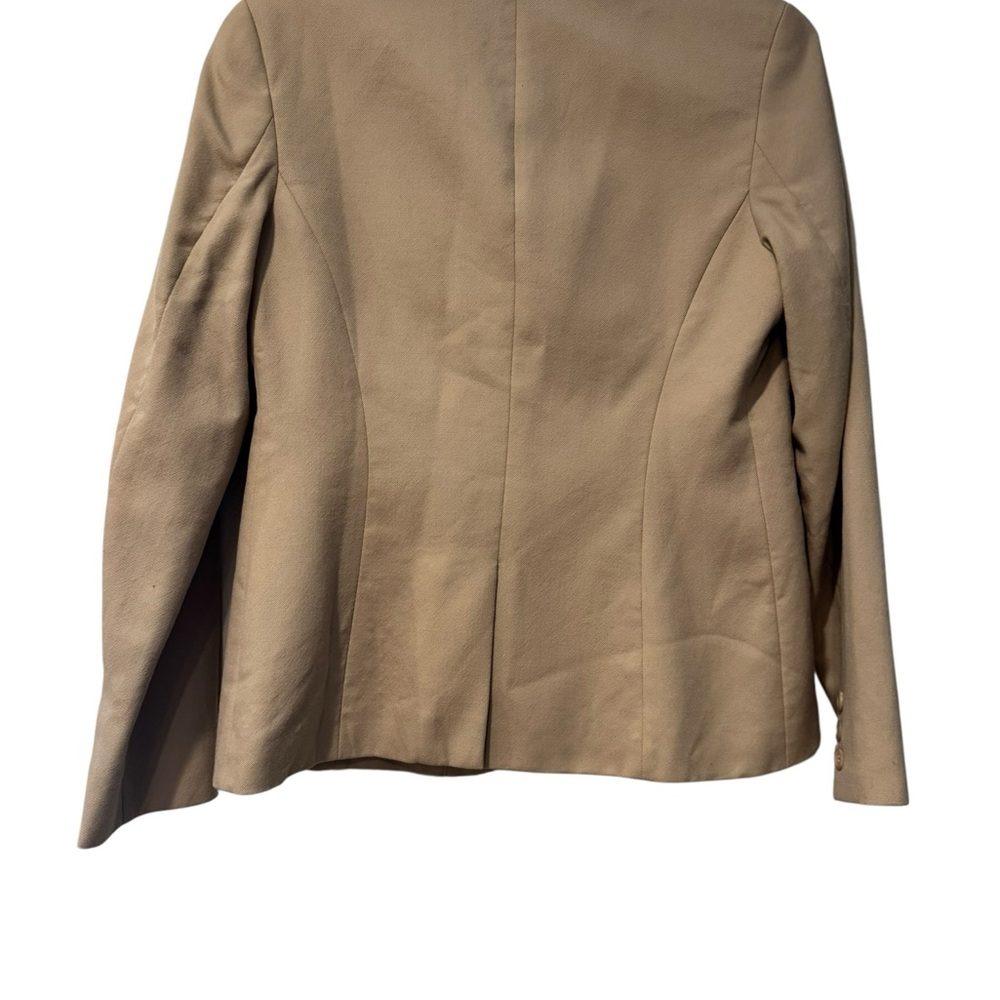 Pendleton Women’s Beige 100% Virgin Wool Blazer Jacket Size 8 Classic - Picture 3 of 8